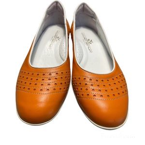 VINTAGE MADE IN ITALY WALTER GENUIN leather slip on golf shoes women’s size 37